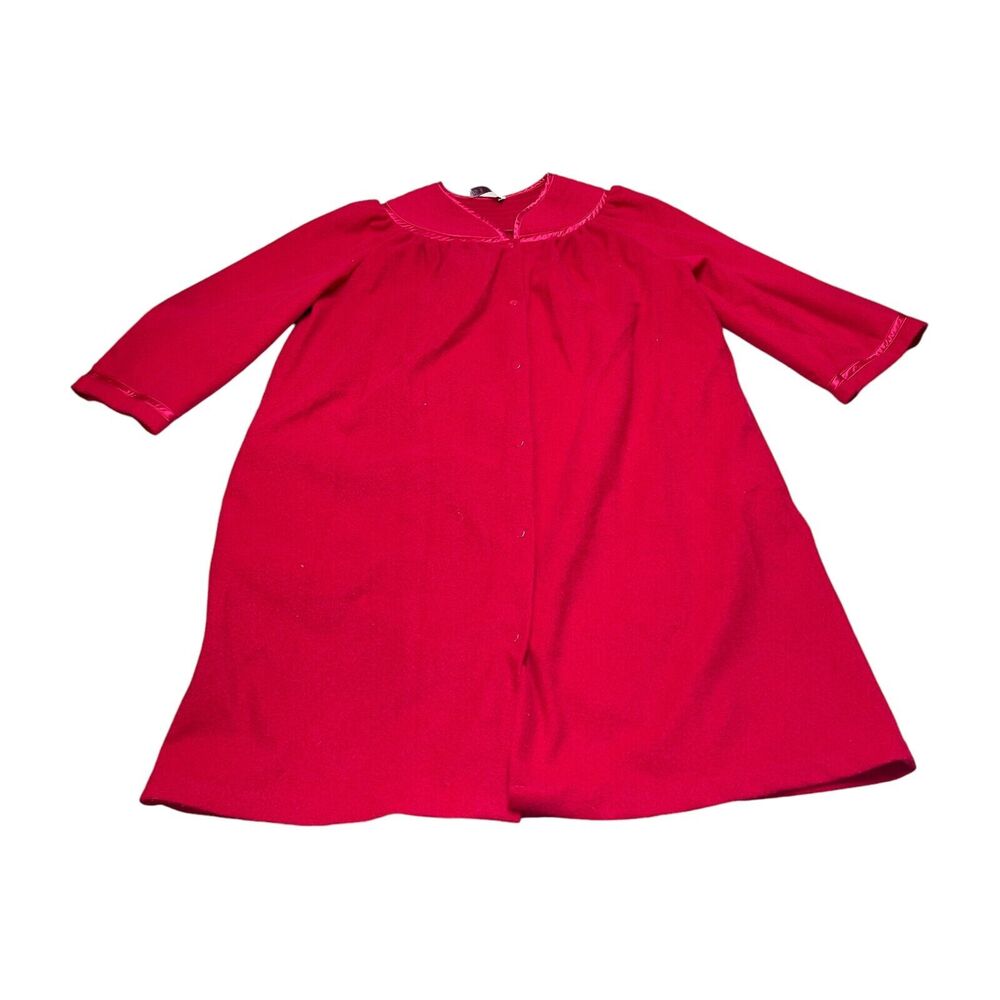 Enchantments By Miss Elaine Housecoat Women's Pink Raglan Sleeve Robe